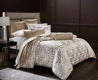Hotel Collection  fresco  3 Piece King Duvet Cover Set W king Shams  Gold  Nwot