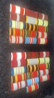 Vintage 1941-1995 Russian Ussr Ww2 Military Veteran Officers Pair Ribbon Bars Ua