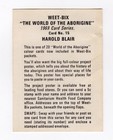 Weet-bix Australia - Aborigine  15 Harold Blair