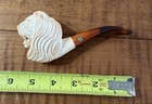 Meerschaum Cao Lion Head Pipe With Case 432