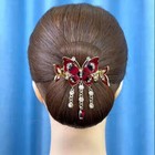 Rhinestone Hairpin Barrettes Butterfly Hair Clip Bridal Wedding Clip Women Gift