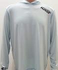 Lot Of 5 Kast Extreme Fishing Gear Ronin Hooded Sun Shirts Ice Blue Xl Nwt In Op
