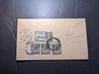 1935 British Singapore Straits Settlements Cover To Karaikudi South India