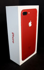 Apple Iphone 7 Plus Empty Box Red 128 Gb With Inserts And Decals