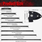 Slim Single Row 7  14  20  26 32 38 44 50 Led Light Bar Off Road Driving Atv Suv
