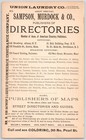 1890 Sampson Murdock   Co Directory Publishers Albany Ny Print Ad