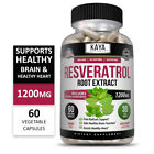 Resveratrol Capsules Anti-aging Antioxidants  Brain Support  Radiant Skin
