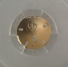 2017  1 Palau Sand Dollar Gold  Pcgs Ms70  9999 Fineness  First Strike With Coa