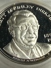 Vintage 1970 Everett Mckinley Dirksen Illinois Medal Coin  999 Silver