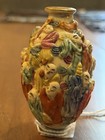 Antique Porcelain Chinese Chien Lung Snuff Bottle    the Hundred Arhats   