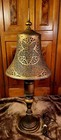 Antique Hand Pierced Solid Brass Persian Lamp