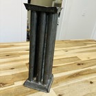 Antique 9 Tube Tapered Single Handle Tin Candle Mold Rare 10    Tall