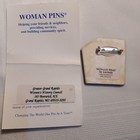 Vintage Woman Pins By Lucinda Brown Glitter Background 3 Young Women Hats Brooch