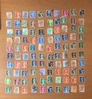 Stamps Great Britain   Lot Of 100 Different Queen Elizabeth Machins  See Details