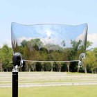 Football Helmet Visor Clear Shoc Style W  Clips Fits Youth   Adult Speedflex F7