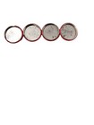 Group Of 4 Vintage University Of South Carolina Peach Bowl Pin Pinback Buttons