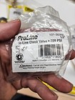 1 2  Inline Spring Check Valve Female Npt Threaded Brass 200 Psi Lead Free Matco