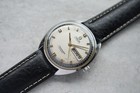 1960s Omega Seamaster Cosmic Automatic Vintage Silver Dial Mens Leather Watch