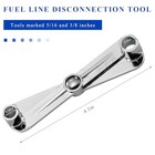 Scissor Fuel Line Disconnect Tool  3 8 And 5 16 Inch Quick Release Scissor