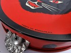 Vintage T Cohn Halloween Tin Tambourines Black Cat Moon Witch Lot Of 2 Graphics