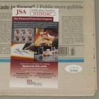 Michael J Fox Hand Signed Usa Today Newspaper   Jsa Coa   Back To The Future