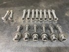 Vintage Metal Bunting Basket Weave Chair Stainless Steel Hardware Set