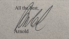 Arnold Schwarzenegger Typed Letter Signed - To Producer Mace Neufeld - Actor
