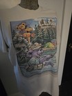 L l rain Grateful Dead T-shirt Original 1996 Large Liquid Blue Vintage Rare