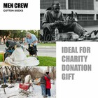  Wholesale Men Women White Solid Color Crew Socks Sports Casual Cotton Bulk Lots