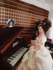 Dollhouse Miniature 1 12 Scale Ceramic Doll Vintage Victorian Lady Princess Girl