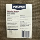 Petarmor 7 Way De-wormer Flavored Chewables Dogs Only 25 1-200 Lbs