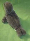 Vintage Dakin 1983 Wool Pile Mohair 5  Small Grey Seal Stuffed Animal Plush