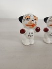 1933 Chicago World Fair Century Of Progress Salt   Pep Dog Shaker Set