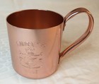 Smirnoff Mule Copper Tone Cup Mug Vodka Logo Crest Moscow Buck Set Of 2 Mugs