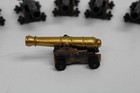 Lot Of  6 Vintage Antique Finished Die-cast Miniature Cannon Pencil Sharpener