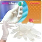Dirose Medrose Medium Latex Gloves - 100 Count Rubber Gloves - Disposable