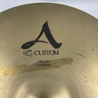 Zildjian Avedis Custom 17  Crash Cymbal Brilliant B20 Bronze Usa Fair  read