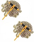 3 8 -5 16  2 Pack Ratchet Load Binders 10ft Steel Chains G80 Chain 9200lb Towing