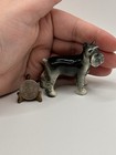 Vintage Retired Hagen Renaker Dark Schnauzer Dog Miniature Figurine Trinket    