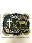 Praying Cowboy Belt Buckle Western Rodeo Fashion Horse Faith Cross Religious