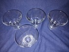 Joyjolt Barware Afina Martini Glass Set Of 4 - 8 Oz Clear