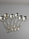 Gorham Chantilly Sterling Silver Set 6 Round Soup Spoons 6 25  220grams