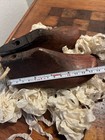 Antique Tiny Pair Child Cobbler  Molds Form Wood Wooden Shoes 5 5   