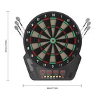 Electronic Dart Board With 27 Game Modes  Led Screens   Soft Tip Darts