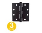 Set Of 3 Global Door Controls Ball Bearing Hinges     Oil Rubbed Bronze  4 5  X 4 