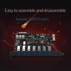 Orico Usb3 0 Pci-e Expansion Card Adapter 7ports Hub Adapter External Controller