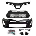 For 2017-2019 Toyota Corolla Se Xse Complete Front Bumper   Grille Fog Light Set