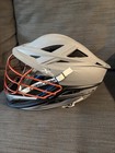 Cascade Xrs Lacrosse Helmet Gray orange  Adjustable Chin Strap Adult