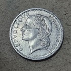 France          Five  5  Francs Coin 1949