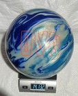 15 Lb Dv8 Double Trouble Pearl Reactive Bowling Ball  Blue white teal  